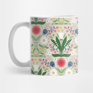 Victorian Era Floral Pattern Mug